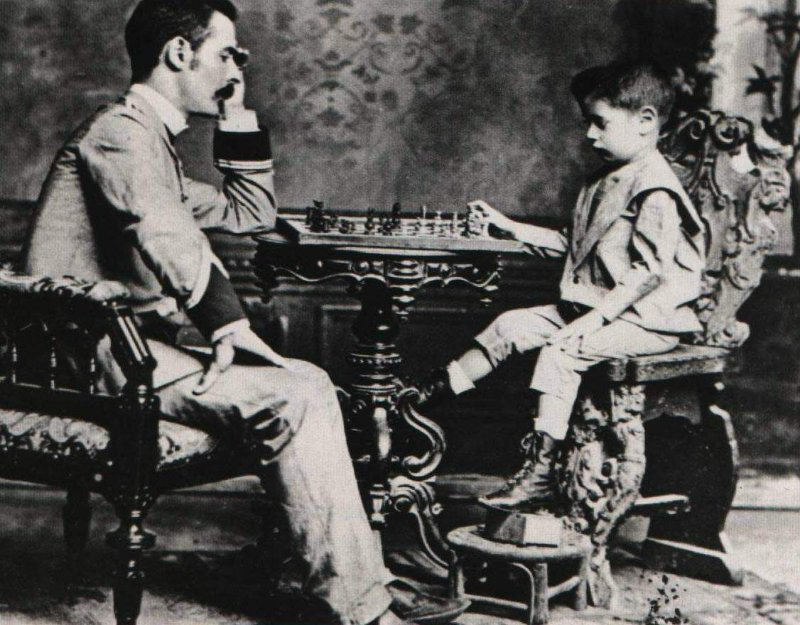 Capablanca and his father