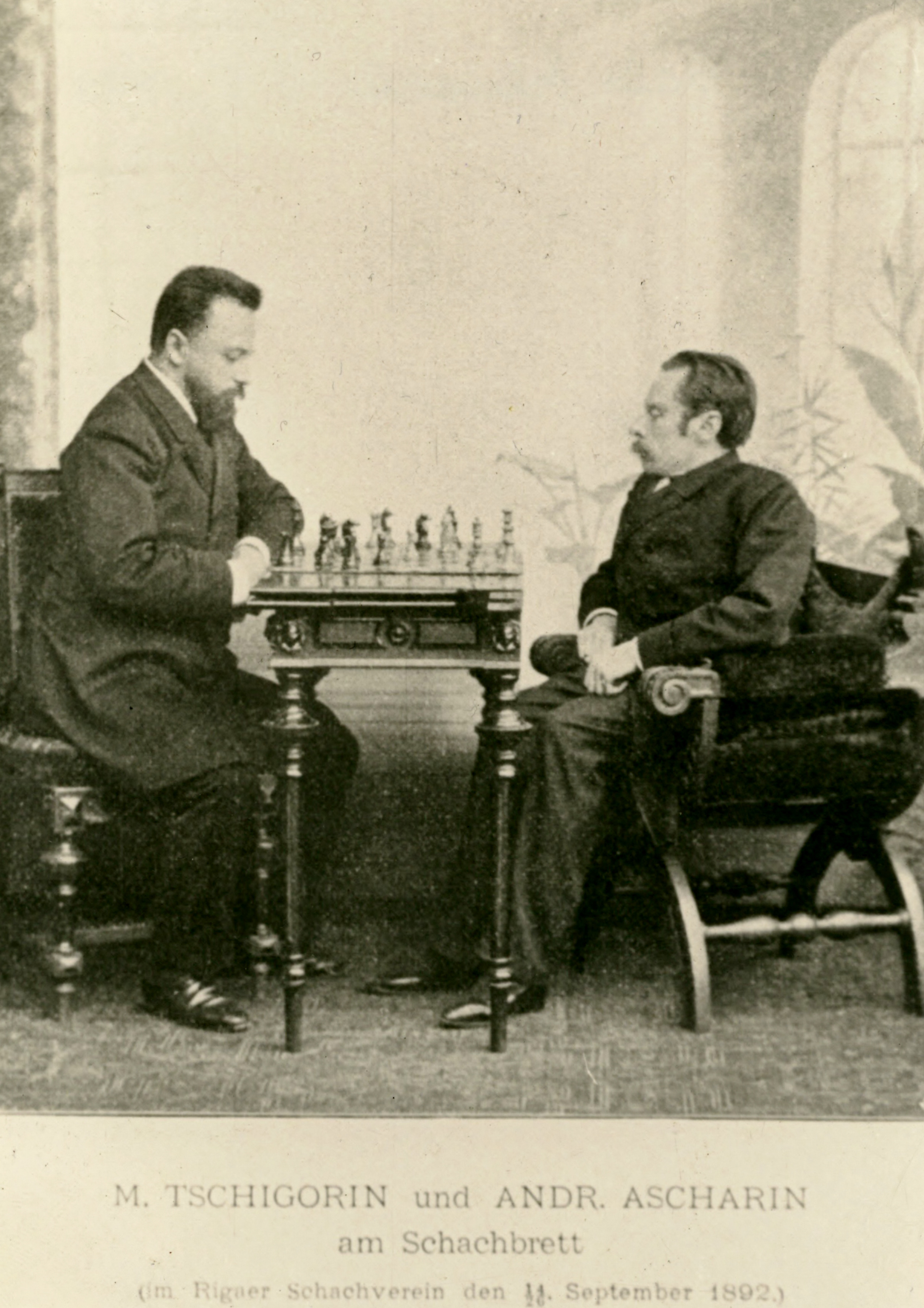 Mikhail Chigorin vs Andrej Asarin 1892 Riga