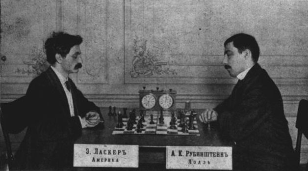 Akiba Rubinstein vs Emanuel Lasker 1909