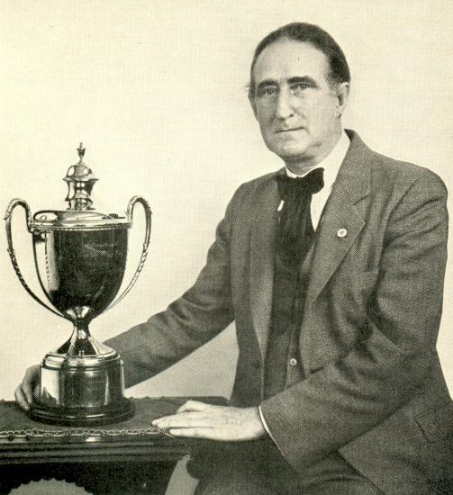 Marshall-with-the-Hamilton-Russell-Cup-was-the-frontispiece-of-Marshall’s-Comparative-Chess-Philadelphia-1932